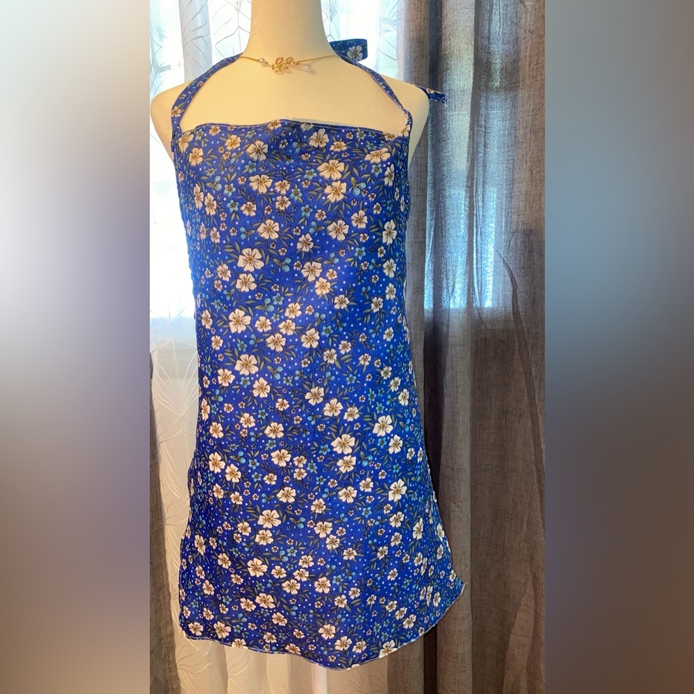 Handmade floral apron